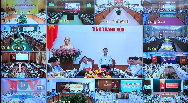 Thủ tướng Phạm Minh Chính chủ trì Hội nghị trực tuyến toàn quốc triển khai thực hiện sắp xếp đơn vị hành chính cấp huyện, cấp xã - Ảnh 3.
