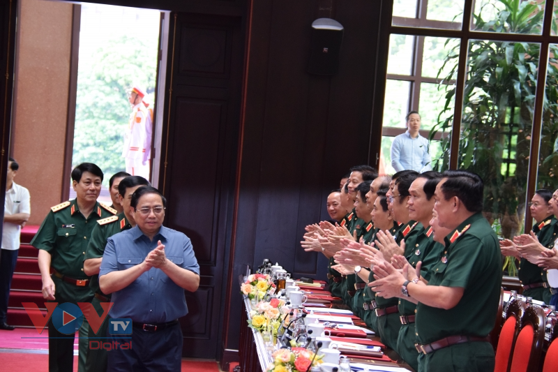 Thủ tướng Phạm Minh Chính dự Hội nghị Quân chính toàn quân 6 tháng đầu năm - Ảnh 1.