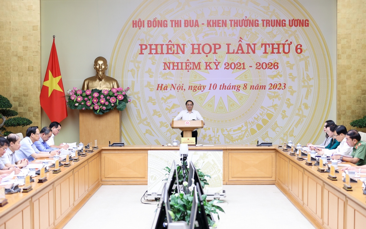 Thủ tướng chủ trì Phiên họp thứ 6 Hội đồng Thi đua-Khen thưởng Trung ương - Ảnh 1.