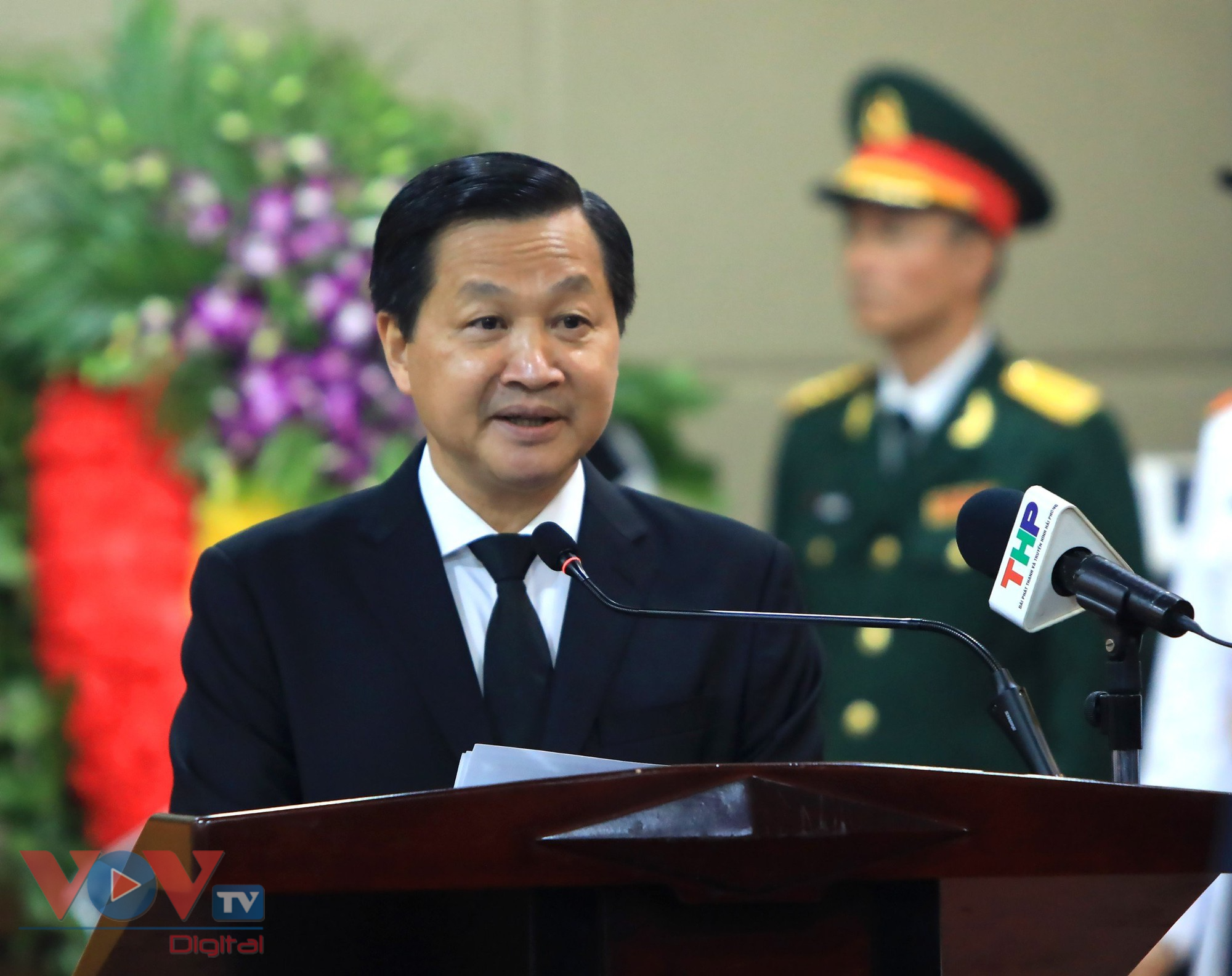 Lễ truy điệu và tiễn đưa Phó Thủ tướng Lê Văn Thành - Ảnh 4.