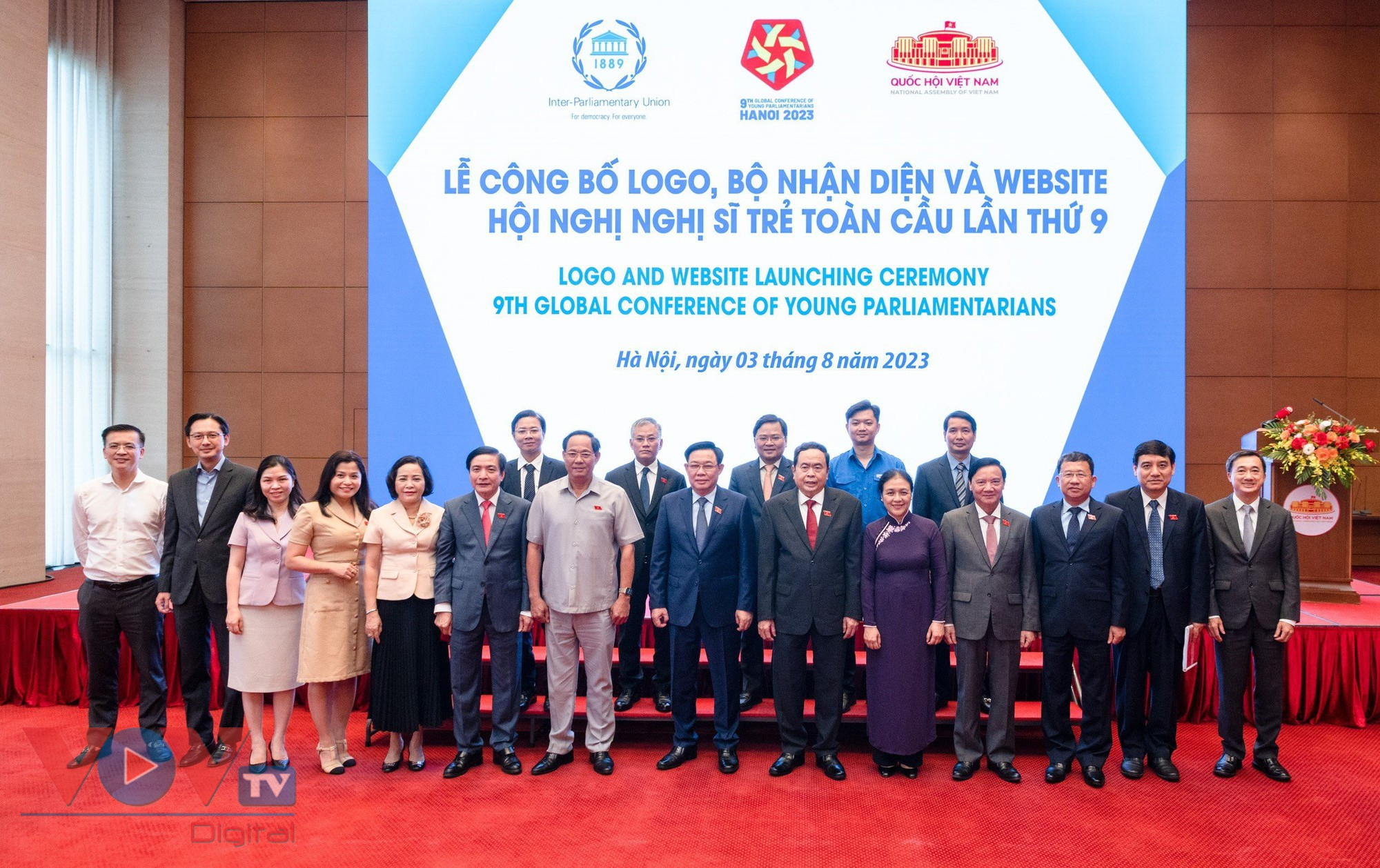 Chủ tịch Quốc hội dự Lễ công bố Logo, Bộ nhận diện và Website Hội nghị Nghị sĩ trẻ toàn cầu lần thứ 9 - Ảnh 1.