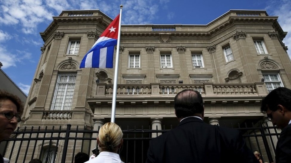 Đại sứ quán Cuba tại Mỹ bị tấn công khủng bố - Ảnh 1.