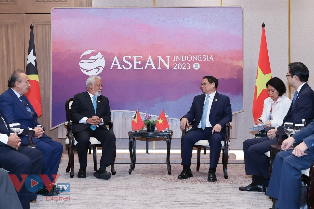 Thủ tướng Phạm Minh Chính tiếp xúc song phương với các đối tác - Ảnh 1.
