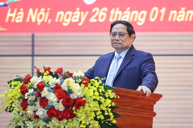 Thủ tướng Phạm Minh Chính thăm, chúc Tết, kiểm tra công tác sẵn sàng chiến đấu Tổng cục II- Ảnh 3.
