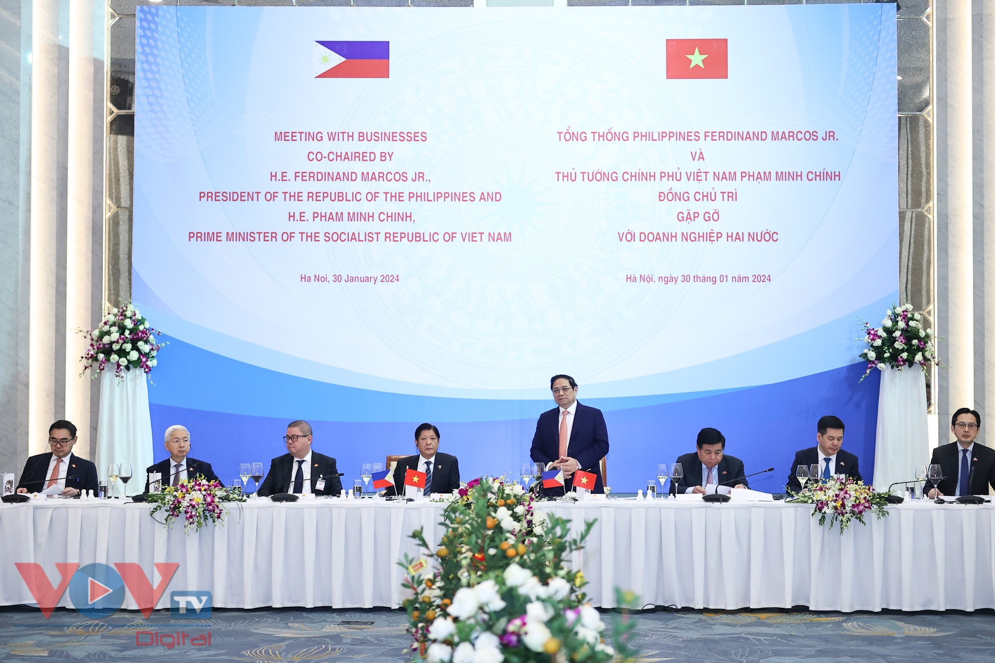 Thủ tướng Phạm Minh Chính và Tổng thống Philippines gặp gỡ các doanh nghiệp tiêu biểu hai nước- Ảnh 2.