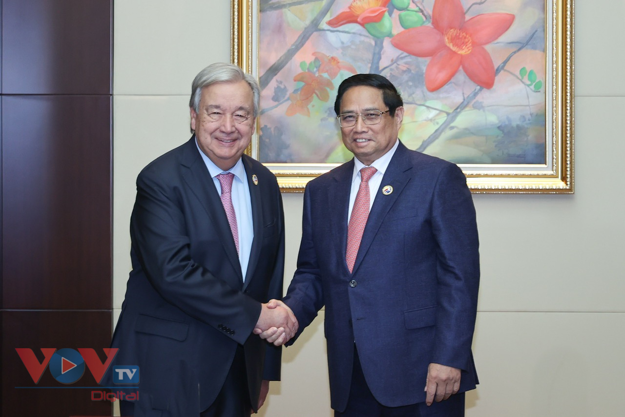 Thủ tướng gặp Tổng Thư ký Liên hợp quốc António Guterres- Ảnh 1.