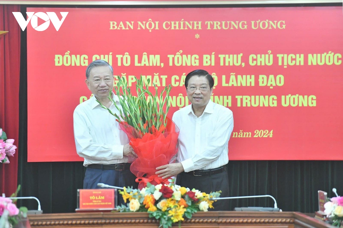 Tổng Bí thư, Chủ tịch nước Tô Lâm gặp mặt lãnh đạo các cơ quan nội chính- Ảnh 2.