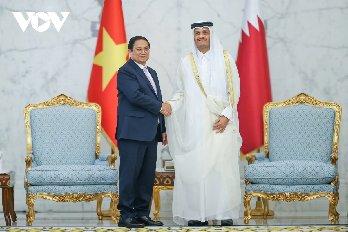 Thủ tướng Phạm Minh Chính hội đàm với Thủ tướng Qatar, nhất trí sớm nâng quan hệ lên tầm cao mới- Ảnh 3.