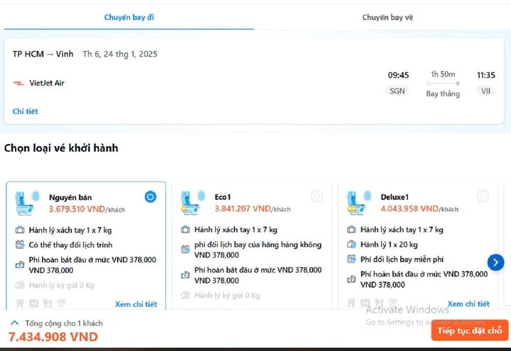 Tăng hàng triệu chỗ ngồi, giá vé máy bay Tết Nguyên đán 2025 vẫn cao ngất ngưởng- Ảnh 1.
