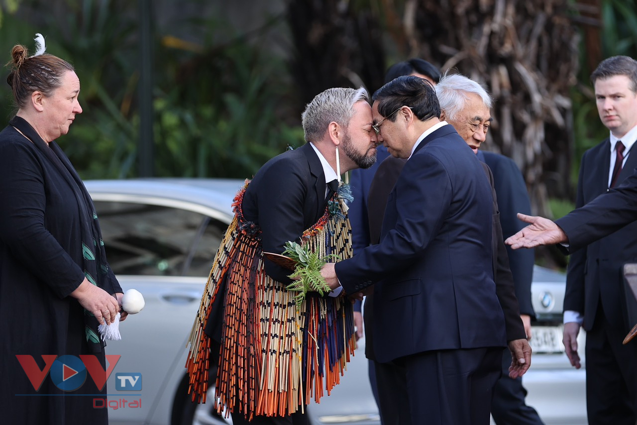 Thủ tướng Christopher Luxon chủ trì lễ đón Thủ tướng Phạm Minh Chính thăm chính thức New Zealand- Ảnh 5.