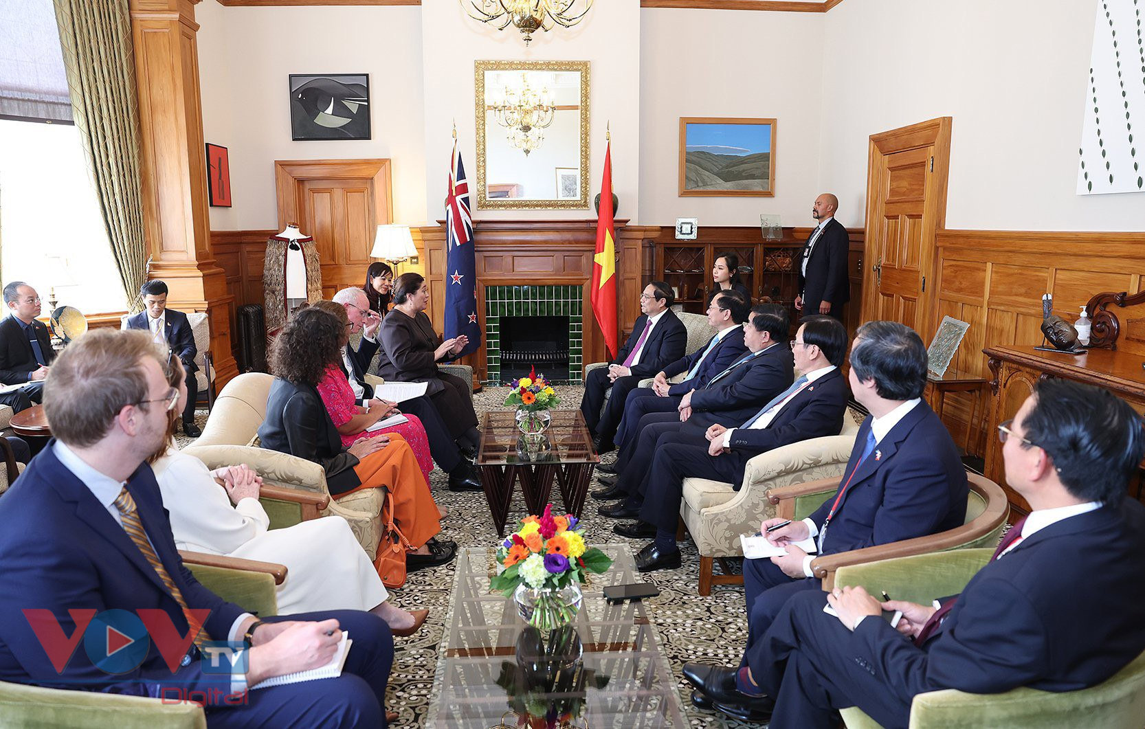 Thủ tướng Phạm Minh Chính hội kiến Chủ tịch Quốc hội và Toàn quyền New Zealand  - Ảnh 6.