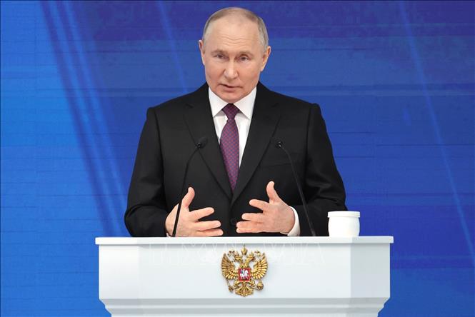 Tổng thống Nga kêu gọi người dân bỏ phiếu vì tương lai đất nước- Ảnh 1.