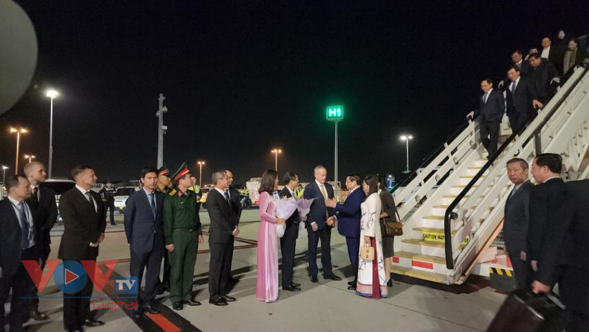Thủ tướng Phạm Minh Chính và đoàn đại biểu cấp cao Việt Nam đến Melbourne- Ảnh 2.