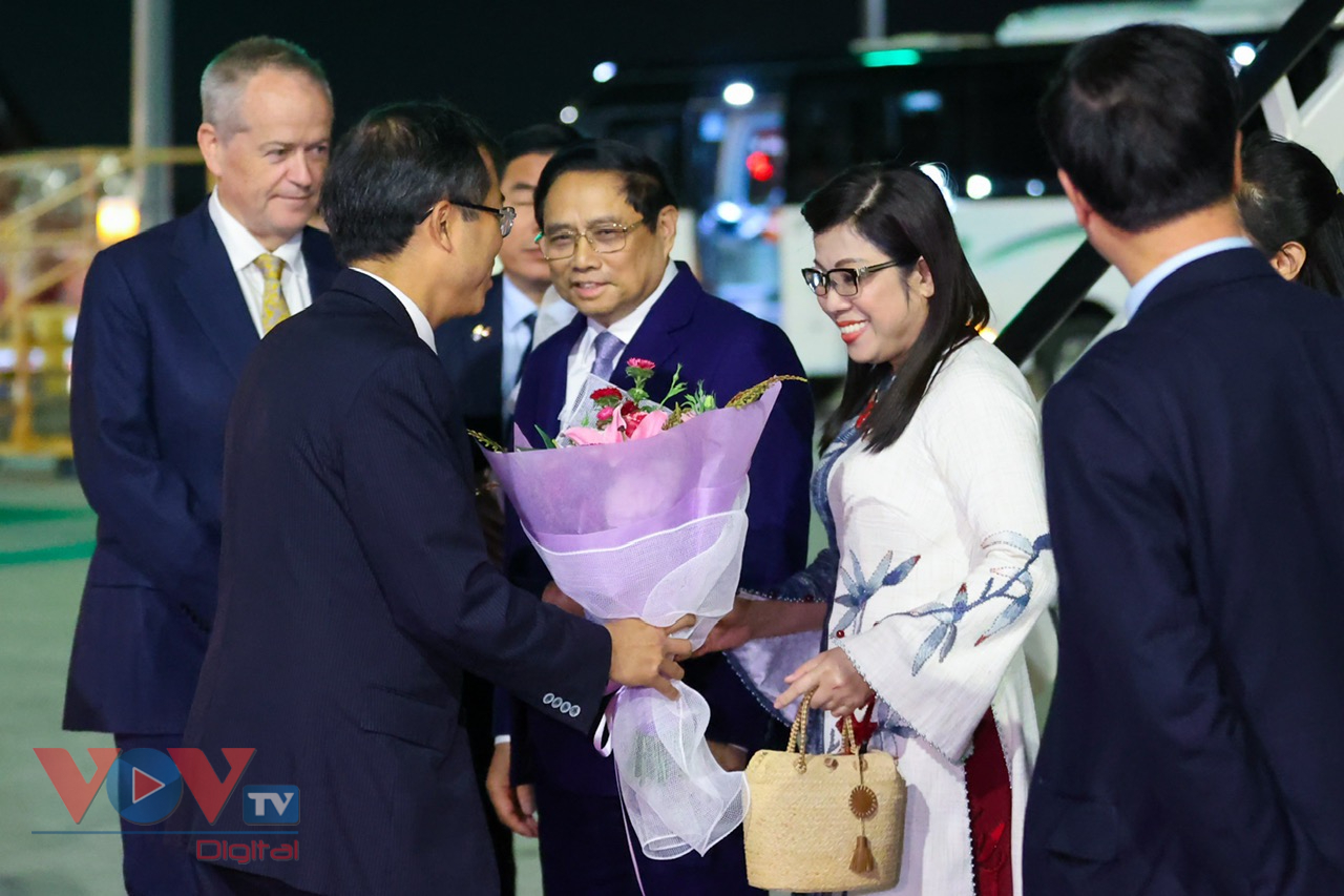 Thủ tướng Phạm Minh Chính và đoàn đại biểu cấp cao Việt Nam đến Melbourne- Ảnh 3.