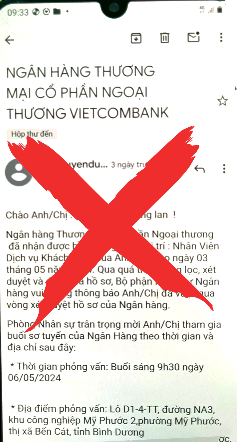Cảnh báo tình trạng giả mạo Vietcombank thực hiện các hành vi có dấu hiệu lừa đào, chiếm đoạt tài sản- Ảnh 5.