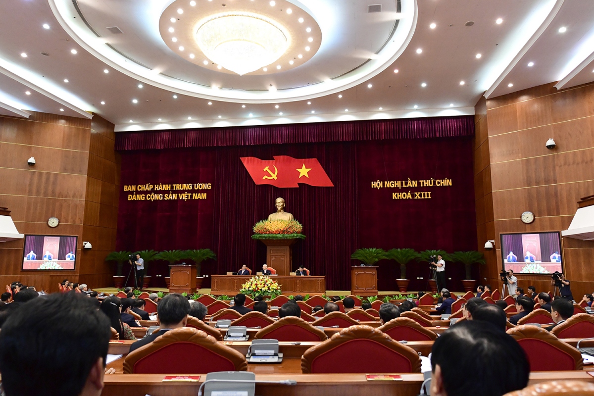 Thông báo Hội nghị lần thứ 9 Ban Chấp hành Trung ương Đảng khóa XIII- Ảnh 1.