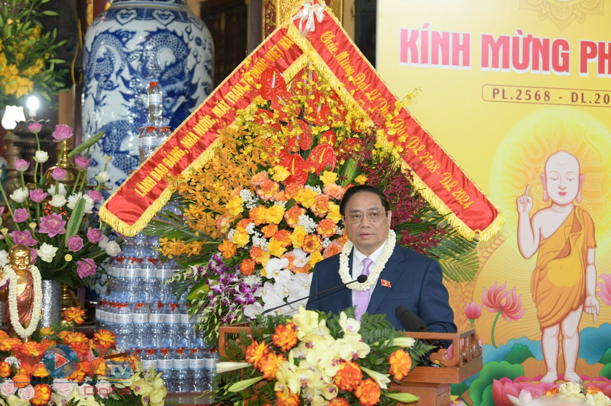 Thủ tướng Phạm Minh Chính chúc mừng Đại lễ Phật đản Phật lịch 2568- Ảnh 5.
