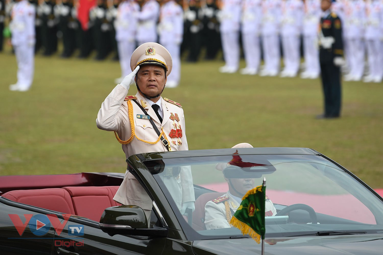 Chùm ảnh: Lễ diễu binh, diễu hành kỷ niệm 70 năm Chiến thắng Điện Biên Phủ- Ảnh 7.