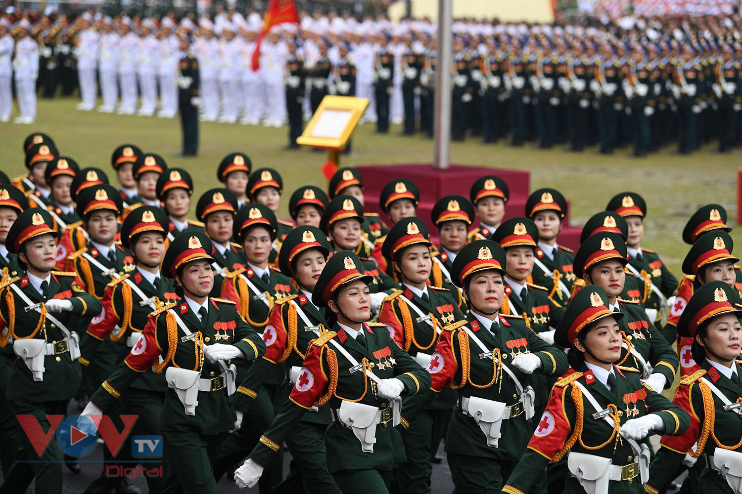 Chùm ảnh: Lễ diễu binh, diễu hành kỷ niệm 70 năm Chiến thắng Điện Biên Phủ- Ảnh 11.
