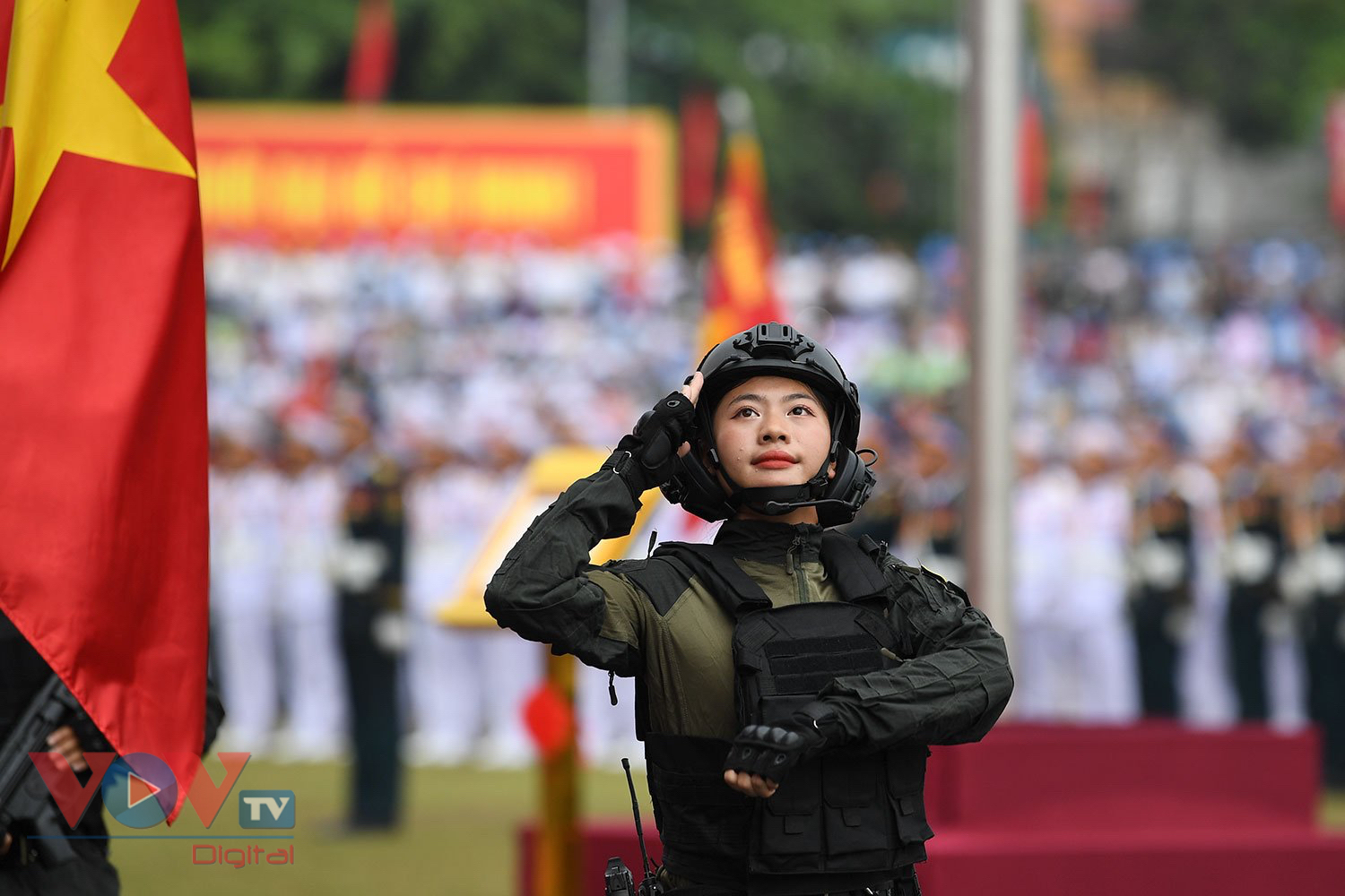 Chùm ảnh: Lễ diễu binh, diễu hành kỷ niệm 70 năm Chiến thắng Điện Biên Phủ- Ảnh 12.