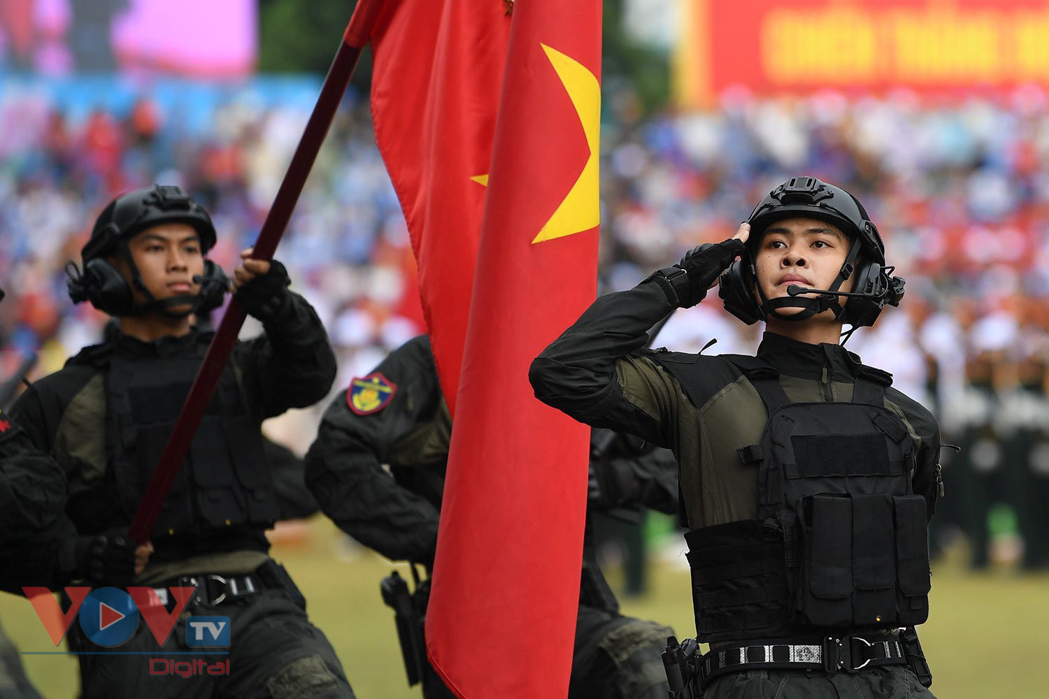 Chùm ảnh: Lễ diễu binh, diễu hành kỷ niệm 70 năm Chiến thắng Điện Biên Phủ- Ảnh 13.