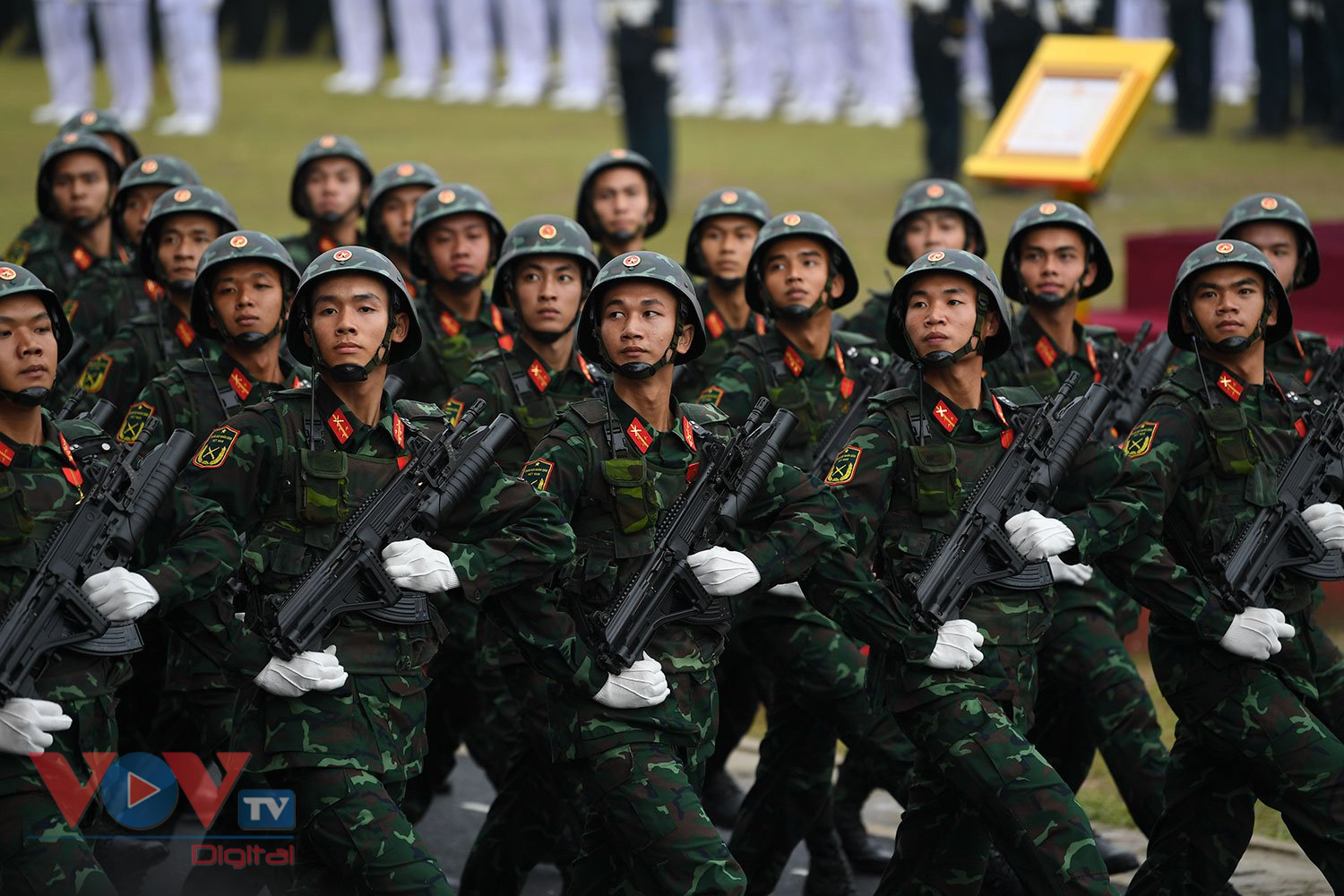 Chùm ảnh: Lễ diễu binh, diễu hành kỷ niệm 70 năm Chiến thắng Điện Biên Phủ- Ảnh 14.