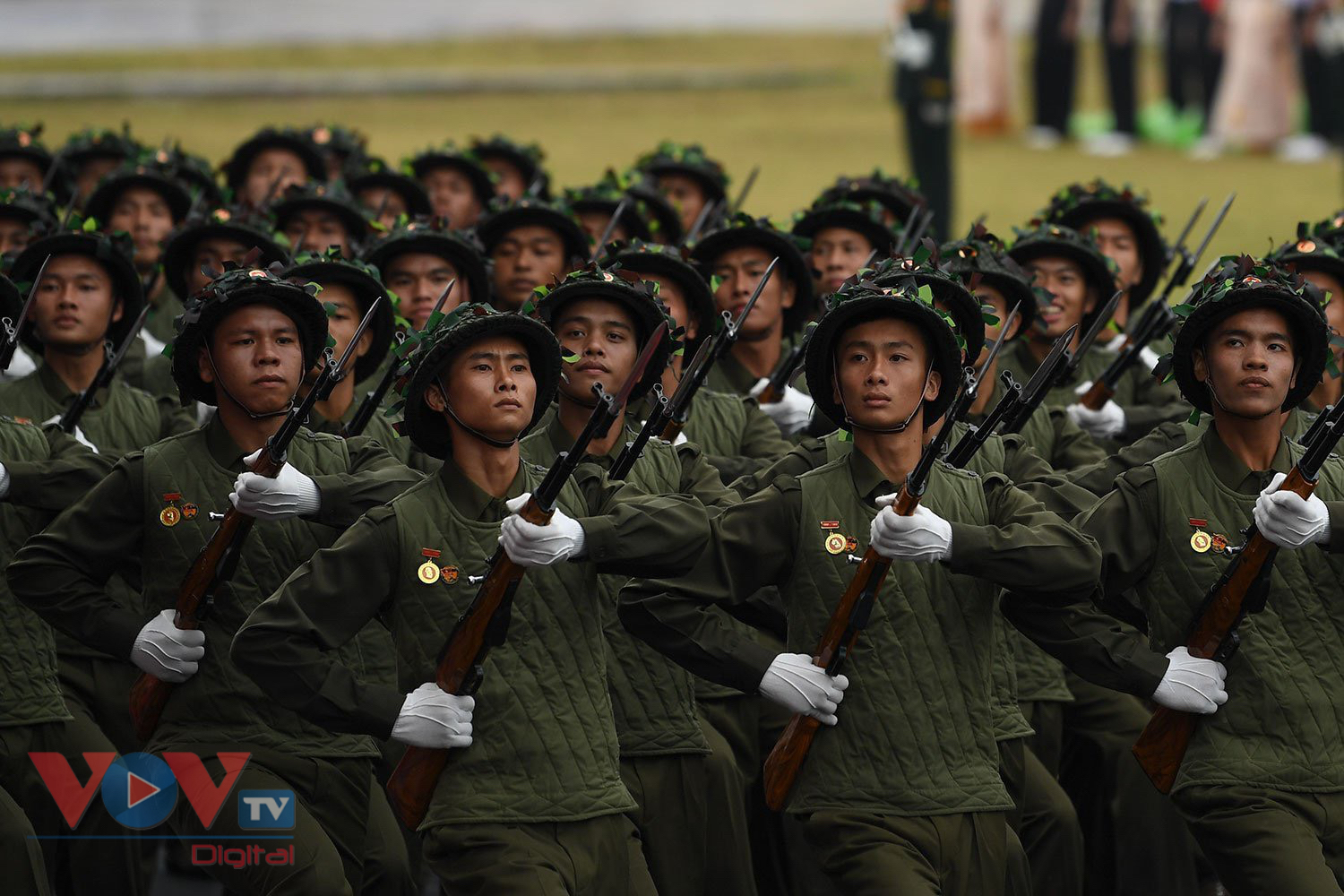 Chùm ảnh: Lễ diễu binh, diễu hành kỷ niệm 70 năm Chiến thắng Điện Biên Phủ- Ảnh 20.