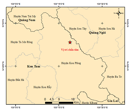 Liên tiếp xảy ra 2 trận động đất tại Nam Trà My, Quảng Nam- Ảnh 1.