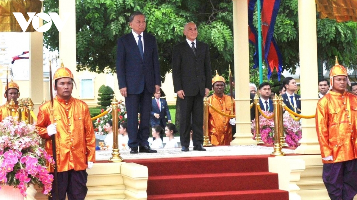 Chủ tịch nước Tô Lâm kết thúc tốt đẹp chuyến thăm cấp Nhà nước tới Campuchia- Ảnh 1.