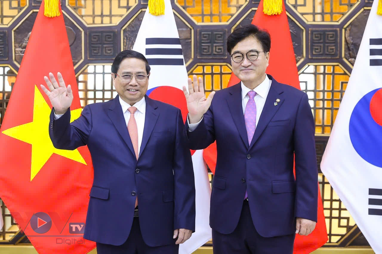 Thủ tướng Chính phủ Phạm Minh Chính hội kiến Chủ tịch Quốc hội Hàn Quốc Woo Won-sik- Ảnh 4.