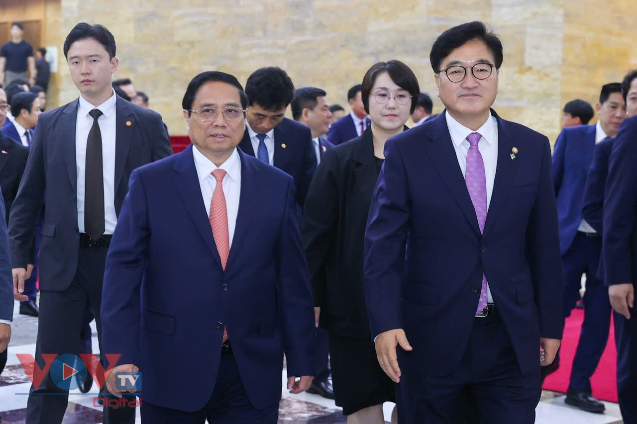 Thủ tướng Chính phủ Phạm Minh Chính hội kiến Chủ tịch Quốc hội Hàn Quốc Woo Won-sik- Ảnh 5.
