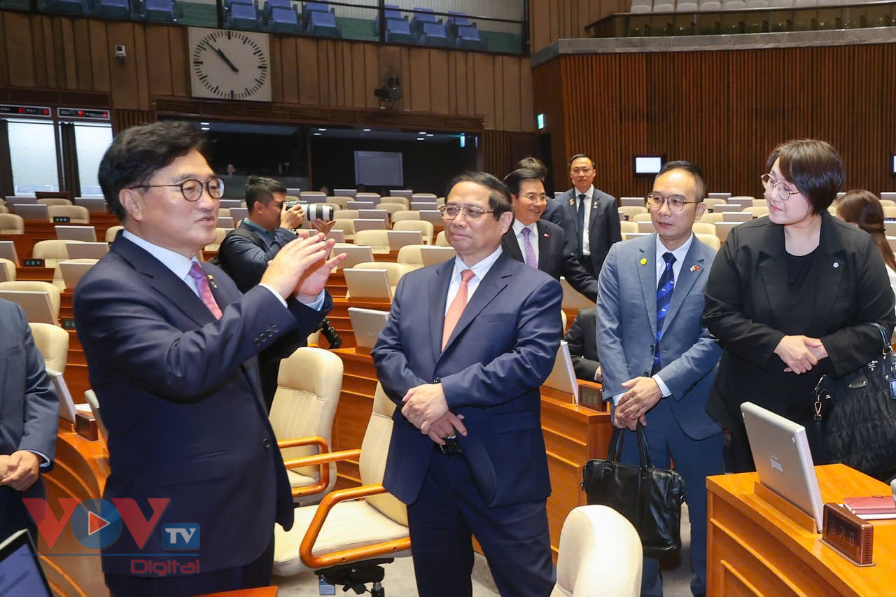 Thủ tướng Chính phủ Phạm Minh Chính hội kiến Chủ tịch Quốc hội Hàn Quốc Woo Won-sik- Ảnh 6.