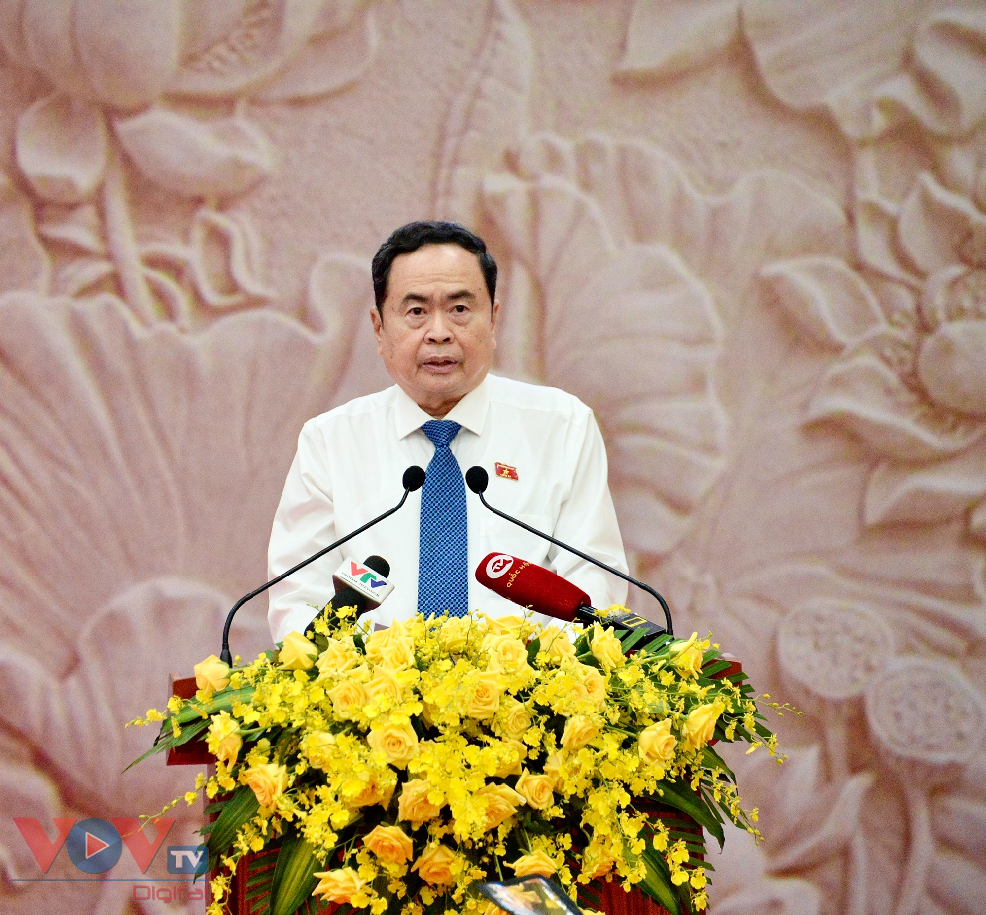 Chủ tịch Quốc hội Trần Thanh Mẫn dự Kỳ họp lần thứ 15, HĐND tỉnh Bình Phước- Ảnh 2.