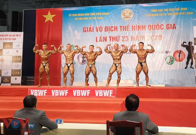 Giải vô địch Thể hình Quốc gia lần thứ 23 chính thức được khai mạc tại Kiên Giang