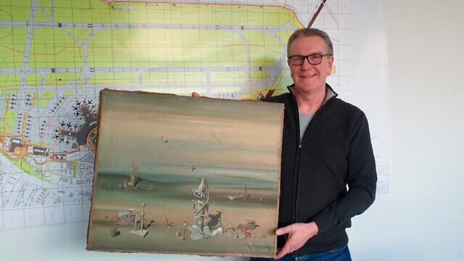 Bức họa đắt giá của Yves Tanguy được tìm thấy trong thùng rác - Ảnh 1.