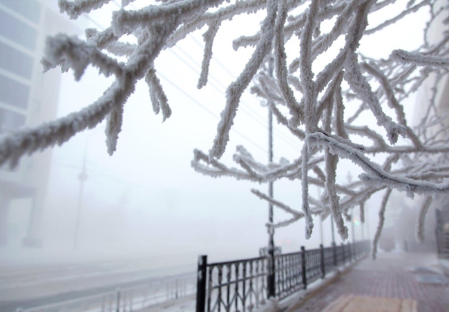 Thành phố lạnh nhất thế giới chìm trong tuyết trắng đầu đông - Ảnh 10.