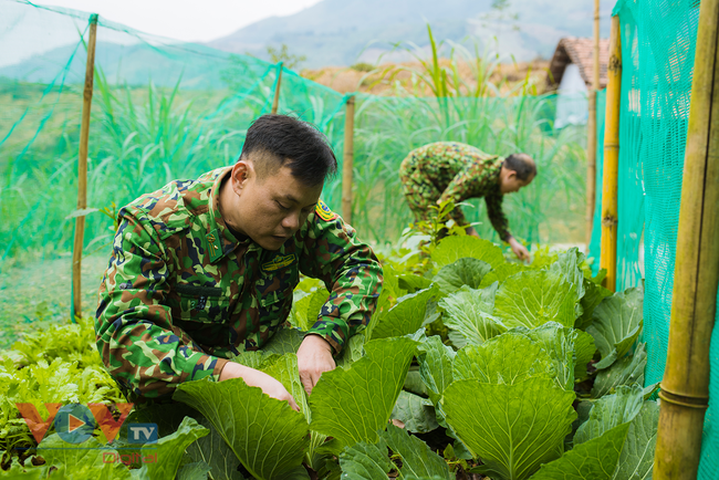 Bộ đội biên phòng Bản Lầu, Lào Cai căng mình chống dịch ngày đầu năm mới 2021 - Ảnh 18.