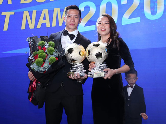 Điểm nhấn Gala Quả bóng Vàng 2020: Hà Nội FC phá 3 kỷ lục của SLNA - Ảnh 1.