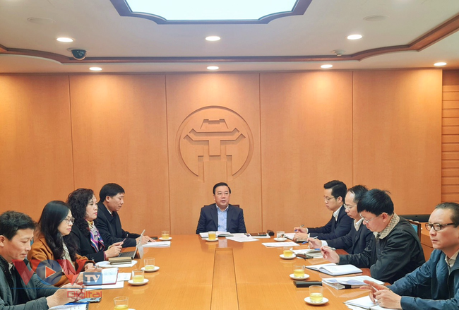 Hà Nội họp bàn về tổ chức họp báo định kỳ năm 2021 - Ảnh 1.