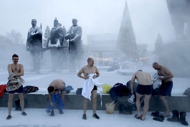 Cảnh tượng ở Nga những ngày lạnh âm 40 độ C - Ảnh 6.