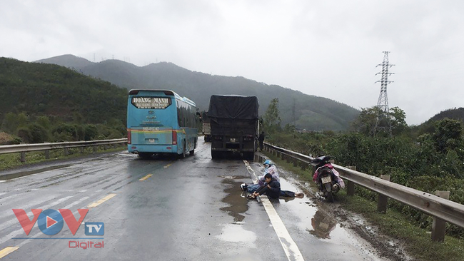 Đà Nẵng: Tai nạn giao thông trên đường tránh nam Hải Vân, 1 người chết - Ảnh 1.