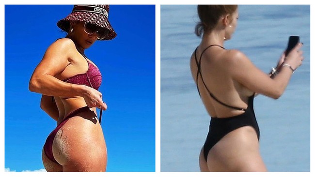 Jennifer Lopez khoe dáng trong bộ bikini nóng bỏng ở tuổi 51 - Ảnh 1.
