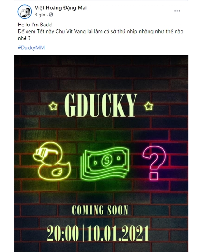 Hậu Rap Việt, GDucky chính thức tung poster 'nhá hàng' sản phẩm mới, loạt thí sinh cùng HLV Karik đều hưởng ứng mạnh mẽ - Ảnh 1.