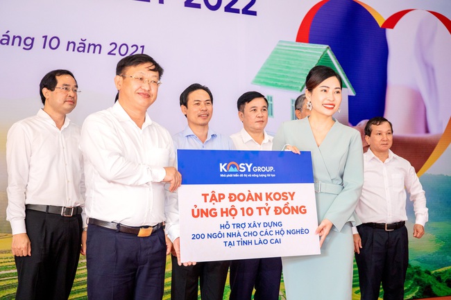 Tập đoàn Kosy ủng hộ 10 tỷ đồng xây dựng 200 ngôi nhà cho hộ nghèo tại Lào Cai - Ảnh 1.