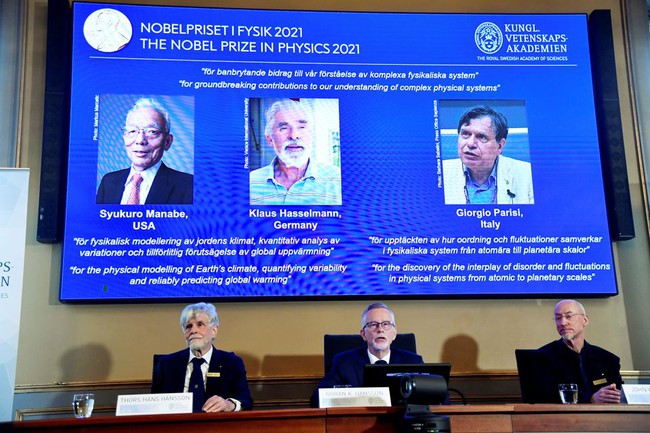 Nobel 2021: Giải thưởng Vật lý tôn vinh các nghiên cứu đột phá về các hệ thống phức tạp từ khí hậu, nguyên tử tới hành tinh - Ảnh 1.