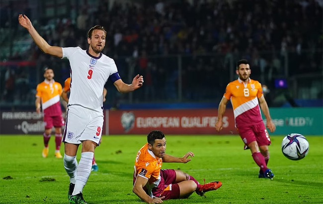 Kết quả San Marino 0-10 Anh: Kane lập poker, Tam sư lên tàu tới Qatar - Ảnh 1.