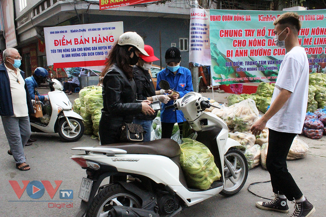 Người dân Thủ đô 'giải cứu' nông sản cho người nông dân huyện Mê Linh - Ảnh 3.