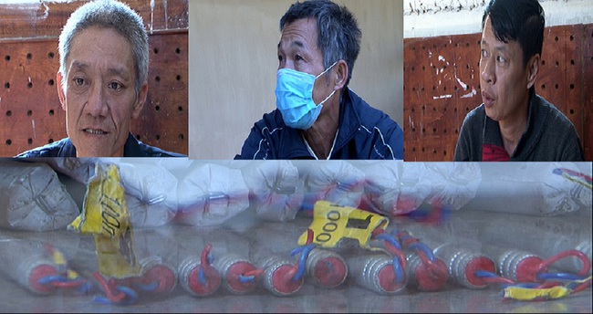 Lai Châu: Bắt 3 đối tượng mua bán trái phép 13kg thuốc nổ - Ảnh 1.