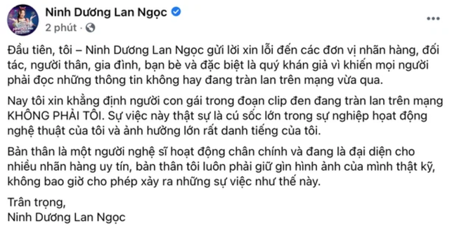 Sao Việt lên tiếng bảo vệ Ninh Dương Lan Ngọc trước nghi vấn lộ clip nóng - Ảnh 1.