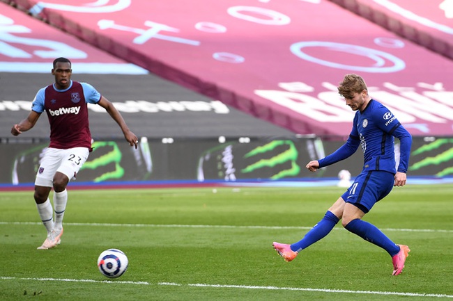 Kết quả West Ham 0-1 Chelsea: Werner ghi bàn duy nhất, Chelsea cắt đuôi West Ham trong cuộc đua top 4 - Ảnh 1.